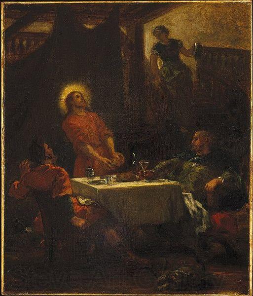 Eugene Delacroix Disciples at Emmaus